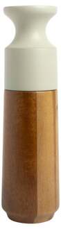 zoutmolen - acaciahout/keramiek - ø6x20 cm