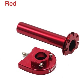 Zsdtrp Aluminium Grip Gaspedaal Motorfiets Handle Bar Grip Throttle Assist Cnc Legering Twist Gas Handvat Voor Ktm Rood