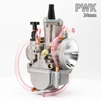 Zsdtrp Voor Pwk 21 24 26 28 30 32 34 Voor Keihin Koso Pwk Carburateur Met Power Jet Voor 50cc-250cc 2T 4T Motorfiets Carburateur 24mm