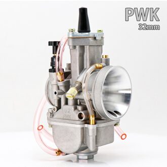 Zsdtrp Voor Pwk 21 24 26 28 30 32 34 Voor Keihin Koso Pwk Carburateur Met Power Jet Voor 50cc-250cc 2T 4T Motorfiets Carburateur 32mm