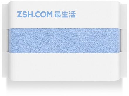 Zsh Polyegiene Antibacterical Handdoek Jong Serie 100% Katoen 5 Kleuren Zeer Absorberend Bad 34*34Cm Gezicht Handdoek Blauw