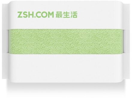 Zsh Polyegiene Antibacterical Handdoek Jong Serie 100% Katoen 5 Kleuren Zeer Absorberend Bad 34*34Cm Gezicht Handdoek groen
