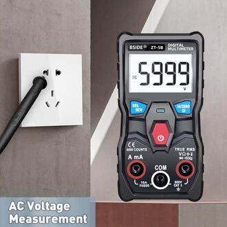 ZT-5B Tester Meter Capaciteit Meter Digitale Multimeter Bluetooth Voltmeter Amperemeter Volt Amp Ohm Hz Ncv Tester