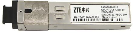 Zte Gpon Olt Sfp Modules Gepon Sfp Sc Module Enkele Module Epon B + C + Klasse 1490nm/1310nm golflengte Enkele Sc Poort GPON B Plus