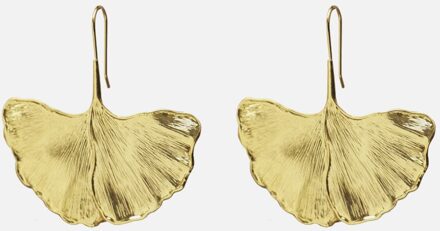 Ztech Charms Goud Kleur Bladeren Metalen Oorbellen Voor Vrouwen Meisjes Koreaanse Geometrische Boho Verklaring Bijoux Party Pendientes