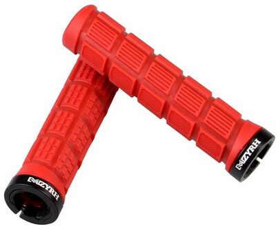 Ztto 1 Paar Fietsstuur Grips Mtb Mountainbike Fietsen Lock Handvat Grips Duurzaam Bmx Rubber Grip Anti-anti Onderdelen Rood