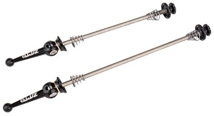 Ztto 1 Paar Titanium Legering Fiets Quick Release Hendel Ultralichte Fiets 188/226Mm Wiel Hub Hendel as Set zwart