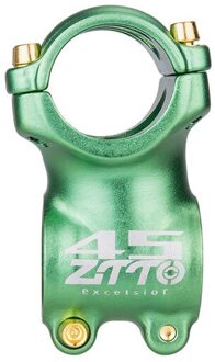 Ztto 1Pc Fiets 40Mm Korte Steel 28.6Mm Of 1-1/8 "Tot 31.8Mm Stuur Mtb ± 7 Graden Mtb Weg Mountainbike Bar Stuurpen groen