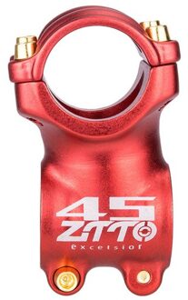 Ztto 1Pc Fiets 40Mm Korte Steel 28.6Mm Of 1-1/8 "Tot 31.8Mm Stuur Mtb ± 7 Graden Mtb Weg Mountainbike Bar Stuurpen rood