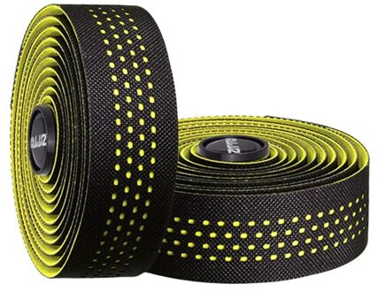 Ztto 2.1 M Zachte Racefiets Fietsstuur Tape Riem Kurk Eva Pu Bar Tape Fietsen Demping Anti-Vibratie wrap Met 2 Bar Plug geel
