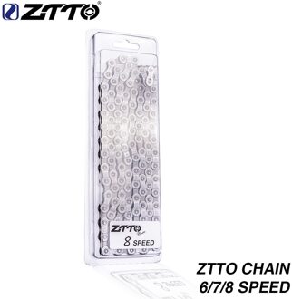 ZTTO 6 7 8 Speed Ketting MTB Mountainbike Road Fiets Onderdelen Duurzaam Kettingen voor onderdelen K7 Systeem