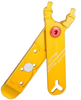 Ztto Fiets 4 In 1 Reparatie Tang Bike Chain Link Tool Tire Valve Hendel Gesp Master Link Tang Fiets Reparatie removal Tool geel