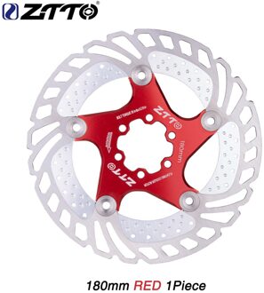 Ztto Fiets Brake Cooling Disc Drijvende Ijs Rotor Voor Mtb Grind Racefiets 203Mm 180Mm 160Mm 140mm Cool Down Rotor Vs RT99 RT86 Cooling 180mm rood