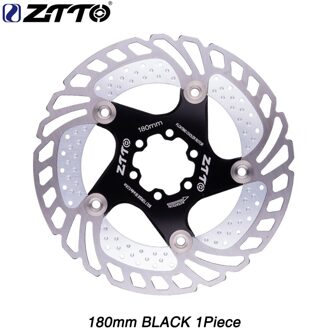 Ztto Fiets Brake Cooling Disc Drijvende Ijs Rotor Voor Mtb Grind Racefiets 203Mm 180Mm 160Mm 140mm Cool Down Rotor Vs RT99 RT86 Cooling 180mm zwart