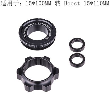 Ztto Fiets Hub Center Lock Adapter Om 6 Bolt Disc Brake Boost Hub Spacer 15X100 15X110 Voor Achter Washer 12X148 Steekas 02