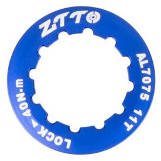 Ztto Fiets Onderdelen Mtb Racefiets Cassette Cover Lock Ring 11T AL7075 Cap Voor Ztto Onderdelen K7 9S 10S 11S 12S Speed Vrijloop blauw