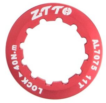 Ztto Fiets Onderdelen Mtb Racefiets Cassette Cover Lock Ring 11T AL7075 Cap Voor Ztto Onderdelen K7 9S 10S 11S 12S Speed Vrijloop rood