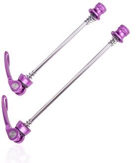 Ztto Mountain Fiets Quick Release Qr Spiesjes Hub As Wielen Vergrendeling Fietsonderdelen Aluminium Front 9X100 achter 10x135mm Paars