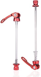 Ztto Mountain Fiets Quick Release Qr Spiesjes Hub As Wielen Vergrendeling Fietsonderdelen Aluminium Front 9X100 achter 10x135mm Rood