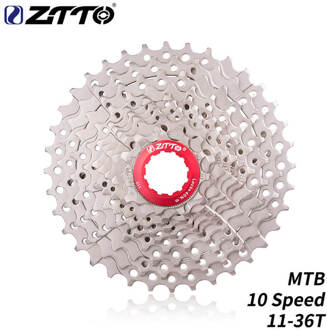 Ztto Mtb 10 Speed 11-36T Cassette Zilver 10 S Tandwiel Staal Vrijloop Onderdelen Voor Mountainbike Fiets fietsen