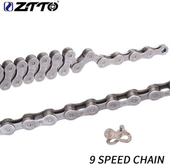 Ztto Mtb 9 Speed Ketting Mountain Road Fiets Gegalvaniseerd 9 S 18 S 27 S Voor K7 Onderdelen Met magische Knop Master Link Fiets Onderdelen