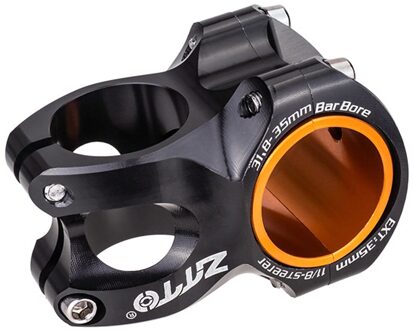 Ztto Mtb Hoge Sterkte Lichtgewicht Fiets Stuurpen Cnc Aluminium 0 Graden Stijgen Dh Am Enduro Voor 35Mm/31.8Mm Fietsstuur zwart