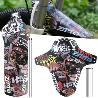 ZTTO MTB Road Bike Fender Colorful Bike Front /Rear Mudguard Wings Mud Guard Cycling Accessories for Bicycle