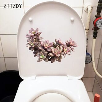 Zttzdy 25.2 × 16.9Cm Vetplant Ji Ozuki Thuis Wanddecoratie Accessoires Mode Wc Wc Stickers T6-0077