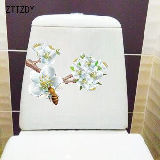 Zttzdy 26.5 × 19.4Cm Verse Patroon Thuis Kamer Wanddecoratie Mode Wc Stickers T2-1343