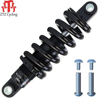Ztz Mountainbike Achter Schokdemper Fiets Achter Gal Lente Shock,Coil Spring Black,165Mm (6.5 ") 650lbs/550Lbs black165mm550Lbs
