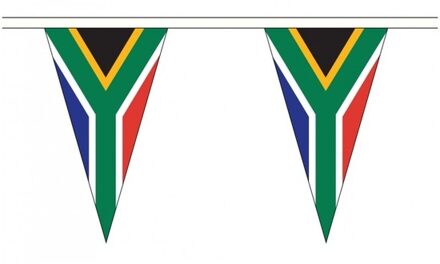 Zuid Afrikaanse landen versiering vlaggetjes 5 meter