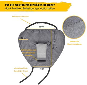 Zuigelingen Kinderwagen Kinderwagen Veilig Luifel Wieg Winkelwagen Kinderwagen Bescherming Zonnebrandcrème Luifel Met Carry Doek Bag