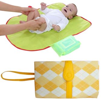Zuigelingen Opvouwbare Water Proofing Luiers Veranderingen Matten Wipeable Nappy Handtas Lichtgewicht Veranderende Pad Wipeable Veranderende Pad