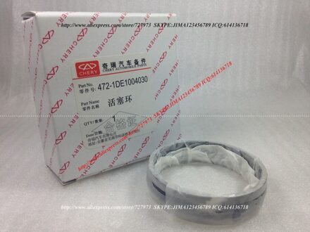 ZUIGERVEER KIT VOOR CHERY JAGGI, QQ6, QIYUN, ZOETE, QQ, QQ3, QQ308, QQ311, QIYUN1, MOTOR CAC-SQR472 1.1L, SQR472F 1.1L, CAC-SQR472 1.0L