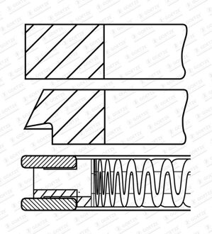 Zuigerveerset 0830750000