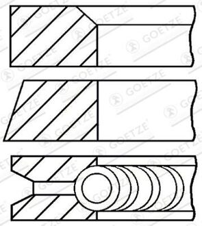 Zuigerveerset 0850220000