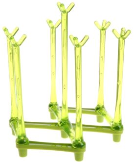 Zuigfles Rack Drogen Tepel Stand Cup Opslag Vouwen Afdruiprek Droger groen