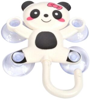 Zuignap Dier Cartoon Haak Hanger Voor Keuken Badkamer Spiegel Muur Glas panda