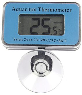 Zuignap Digitale Aquarium Aquarium Koelkast Thermometer Sticker Temperatuur Temp Meting Gereedschap
