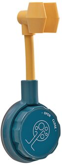 Zuignap Douche Houder Verstelbare Douchekop Houder Universele Badkamer Beugel Nozzle Base Stand Punch-Gratis 360 ° Rotatie 1Pc Blauw