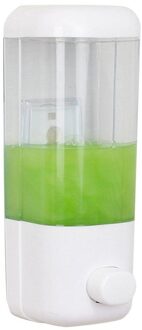 Zuignap Muur Gemonteerde 500Ml Single-Head Zeepdispenser Abs Handpers Type Hotel De Mall Restaurant school Club