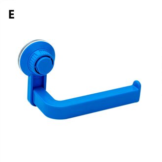 Zuignap Rack Keuken Badkamer Opslag Waterdichte Vochtbestendig Handdoek Accessoires Plank Toiletrolhouder Wall Mounted blauw