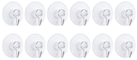 Zuignap Zuignap Paddestoel Hoofd Sterke Transparante Muur Vacuüm Zuignap Haak Hanger Voor Bruiloft Auto Glas Decoratie #45