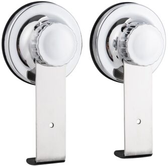 Zuignappen 2 Stuks Chroom