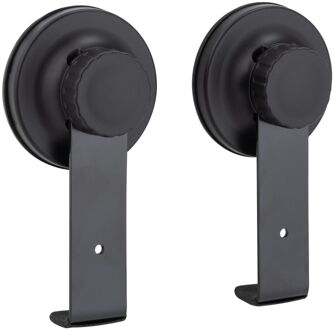 Zuignappen 2 Stuks Zwart