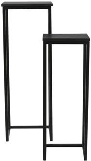 Zuil BRYSON - Ø36x103cm - Zwart - Set van 2