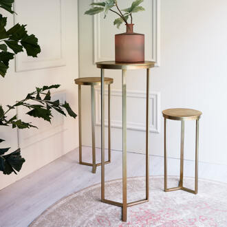 Zuil Ø40x101 cm RETIRO licht goud Oranje