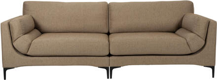 Zuiver 3-zits Bank 'Balcony' kleur Caramel Bruin