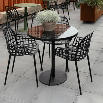 Zuiver Albert Tuintafel Ø 70 cm Zwart