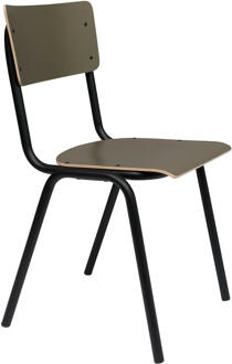 Zuiver Back To School Eetkamerstoel Mat Groen